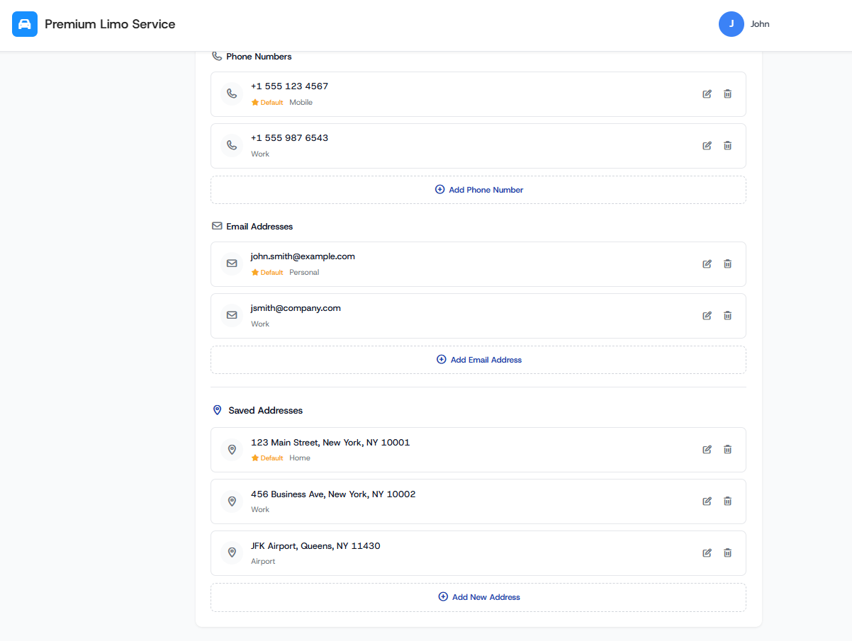 Self-Service Accounts